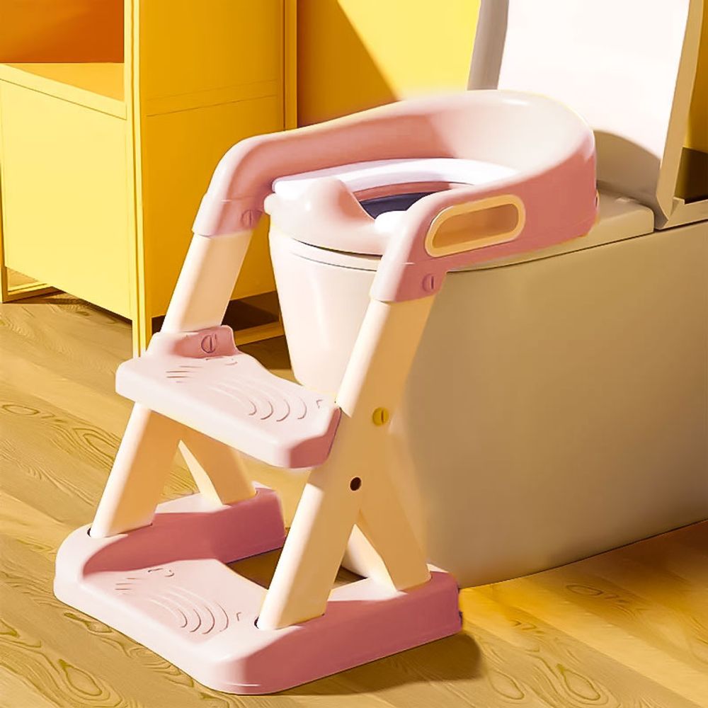 ecotoys stepenice za wc - roza slika 2