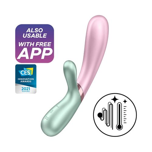 Satisfyer Hot Lover Vibrator Green and Beige slika 10