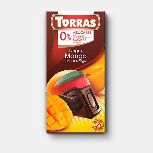 Torras Tamna čokolada s mangom bez glutena 75 g slika 1