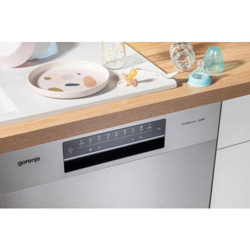 Gorenje GS673C60X Mašina za pranje sudova, 16 kompleta,  Inverter PowerDrive, WiFi, TotalDry, Širina 59.9 cm, Srebrna boja slika 20