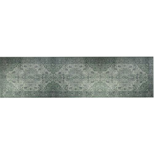 Blues Chenille - Green AL 139  Multicolor Hall Carpet (75 x 230) slika 8