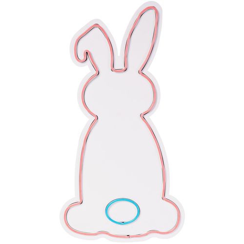 Wallity Ukrasna plastična LED rasvjeta, Rabbit - Pink, Blue slika 5