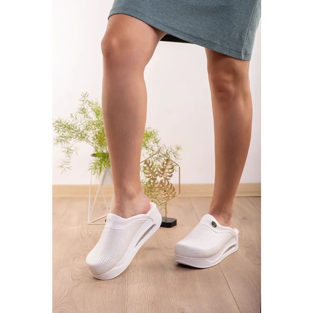 Dr. Mitra Air Max Ortopedske klompe, Bijele 2 slika 5