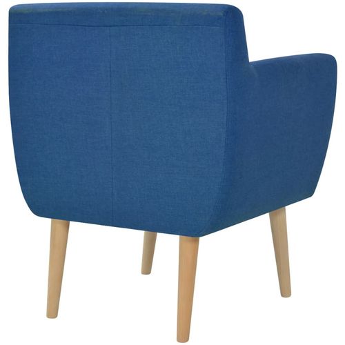 Fotelja od tkanine plava slika 22