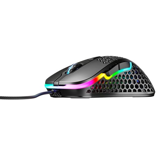 XTRFY M4 RGB Ultra-lagana Gaming Miš s Pixart 3389 Senzorom, Crna slika 2