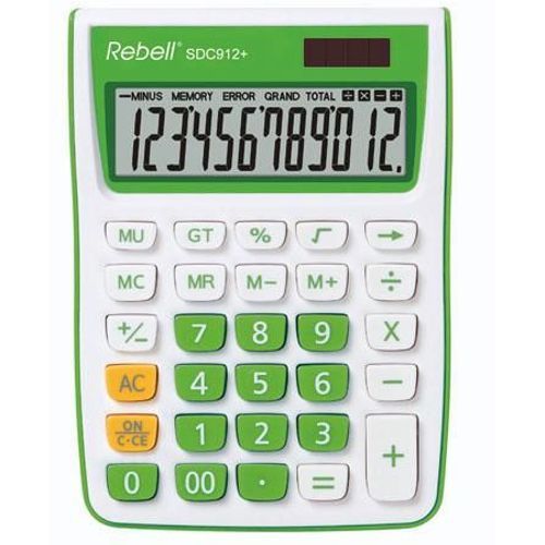 Kalkulator komercijalni Rebell SDC912 green slika 2
