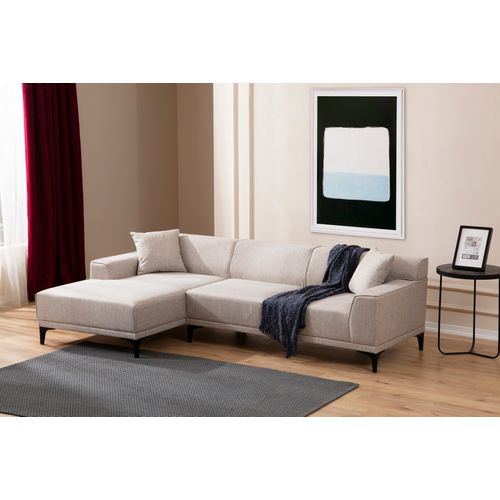 Atelier Del Sofa Kutna garnitura, Bijela, Petra L Corner - White slika 3