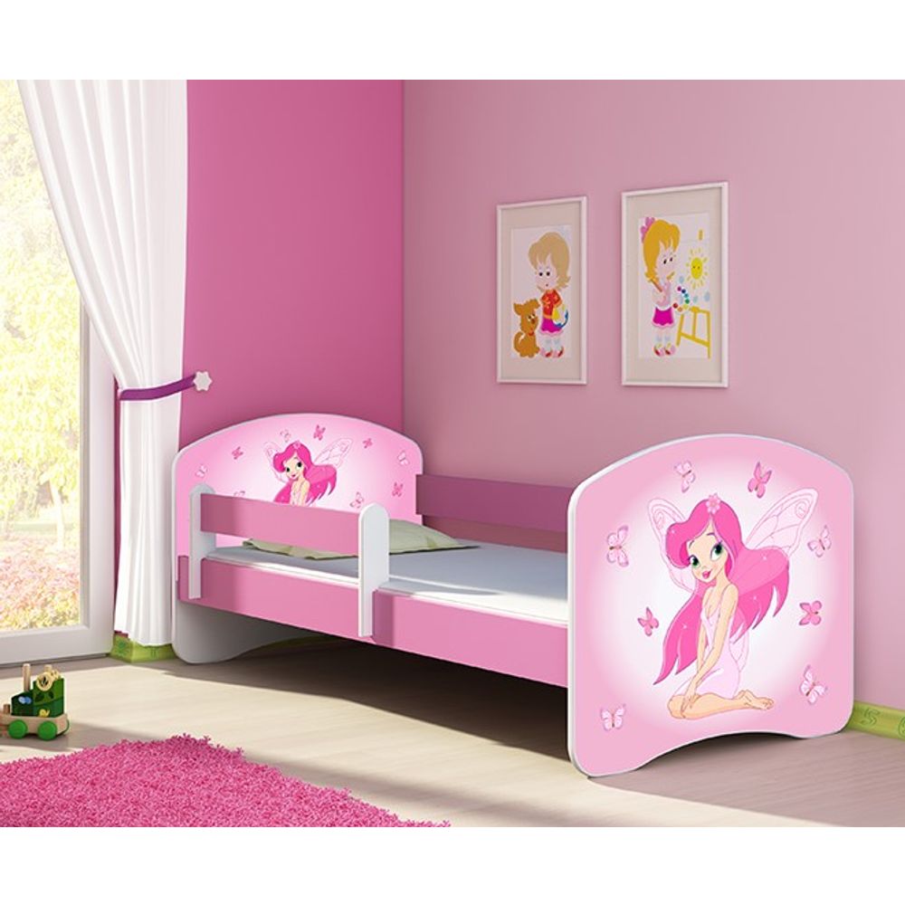 ACMA Dječiji krevet Acma II Pink - 140x70cm - Dezen 07 slika 1