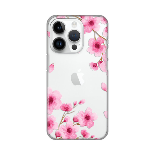 Torbica Silikonska Print Skin za iPhone 14 Pro 6.1 Rose flowers slika 1