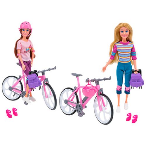 GLOBO OLLY Sportska barbika sa biciklom i opremom, Sorto slika 2