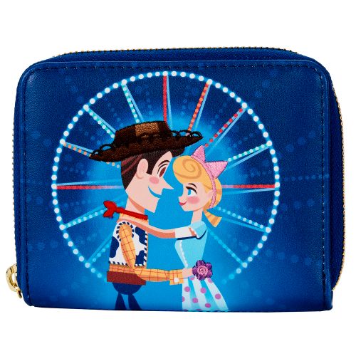 LOUNGEFLY PIXAR MOMENT TOY STORY WOODY BO PEEP WALLET slika 1