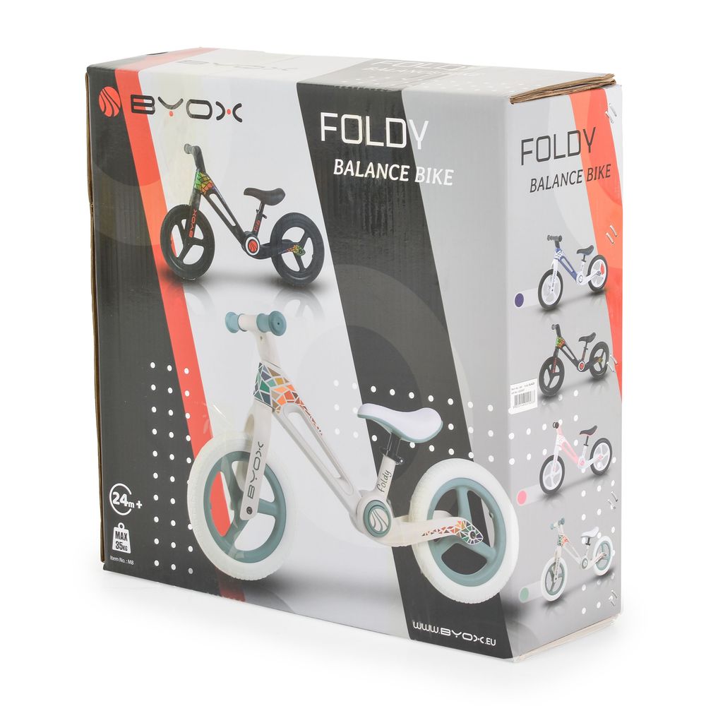 Byox Balans bicikl Foldy 12”, Black slika 13