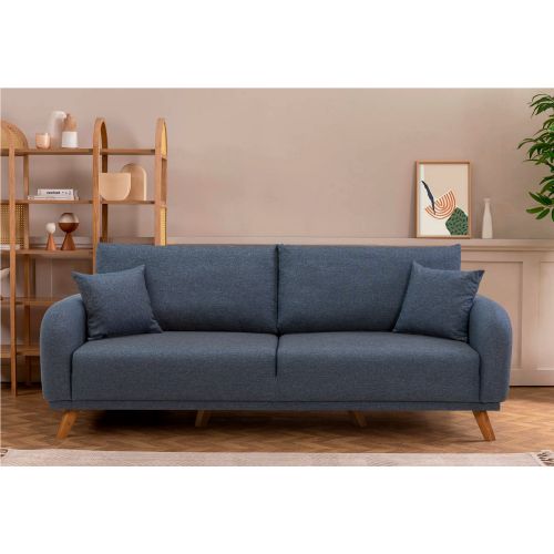 Atelier Del Sofa Hera Set - Tamnoplavi Komplet Sofa-Krevet slika 3