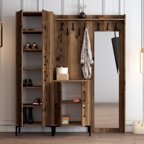 Berlin ABC - Walnut Walnut Hall Stand slika 3