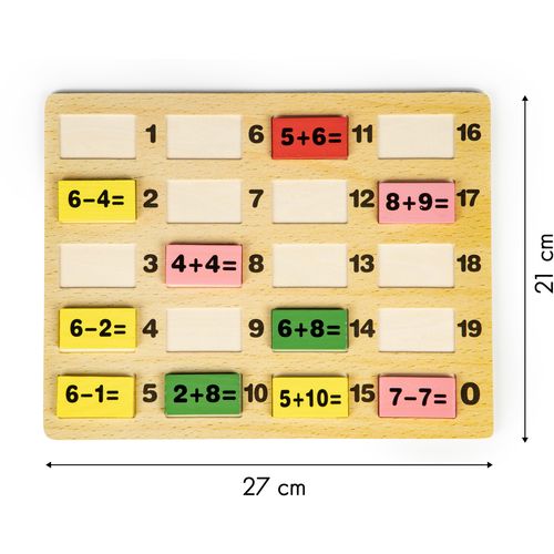 EcoToys drvene kocke matematičke operacije slika 5