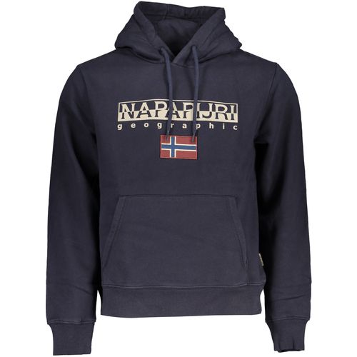 NAPAPIJRI MEN'S BLUE ZIPLESS SWEATSHIRT slika 1