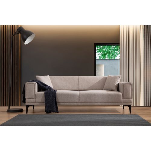 Horizon - Light Brown Light Brown 3-Seat Sofa-Bed slika 1