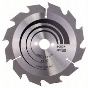 Bosch List kružne pile PRO Wood Circular Saw Blade, 160x20/16x1,8 mm, 12 zubaca