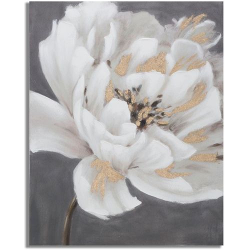 Mauro Ferretti Slika bijelo/zlatni cvijet cm 80x3,7x100 slika 1