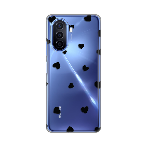 Torbica Silikonska Print Skin za Huawei Nova Y70/Y70 Plus Hearts slika 1