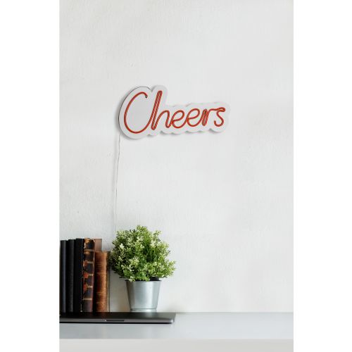 Wallity Ukrasna plastična LED rasvjeta, Cheers - Red slika 4