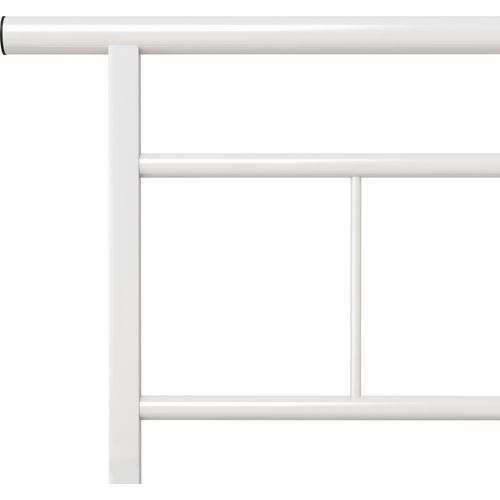 Okvir za krevet bijeli metalni 120 x 200 cm slika 5
