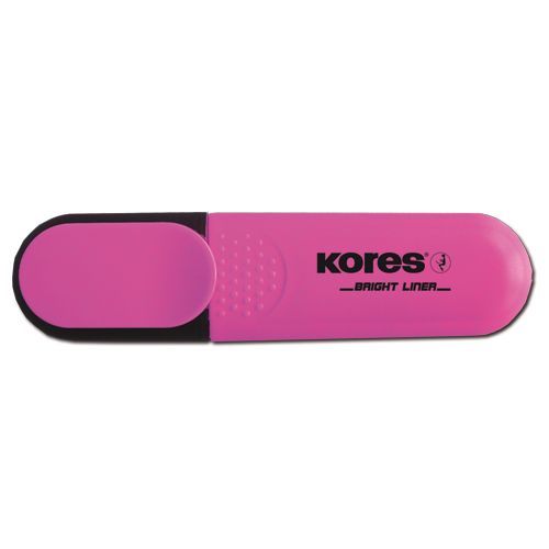 Tekstmarker Kores, Bright Liner, 0,5-5 mm, rozi slika 2