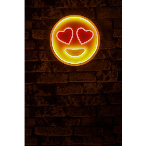 Wallity Ukrasna plastična LED rasvjeta, Love Smile slika 2