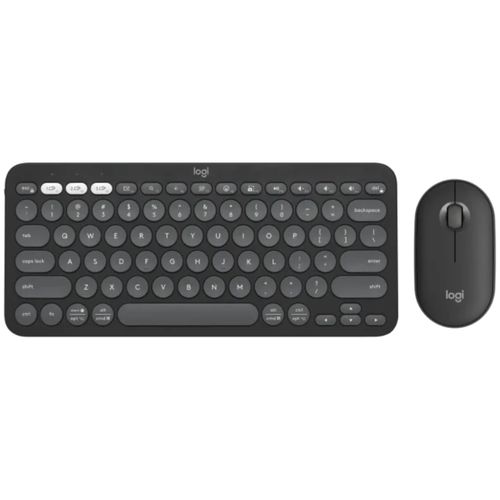 LOGITECH Pebble2 Wireless Combo US tastatura + miš crna slika 1