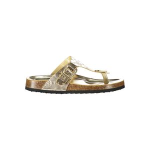 LAURA BIAGIOTTI WOMEN'S GOLD SLIPPER FOOTWEAR