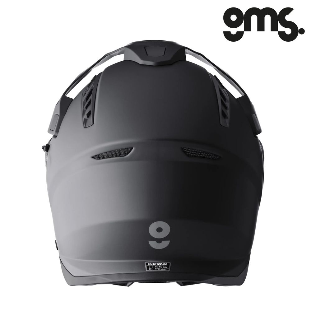 Zatvorena - full face kaciga GMS Adventus - Mat crna vel.2XL slika 4