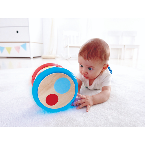 Hape Drveni bubanj Baby Drum E0333B  slika 4