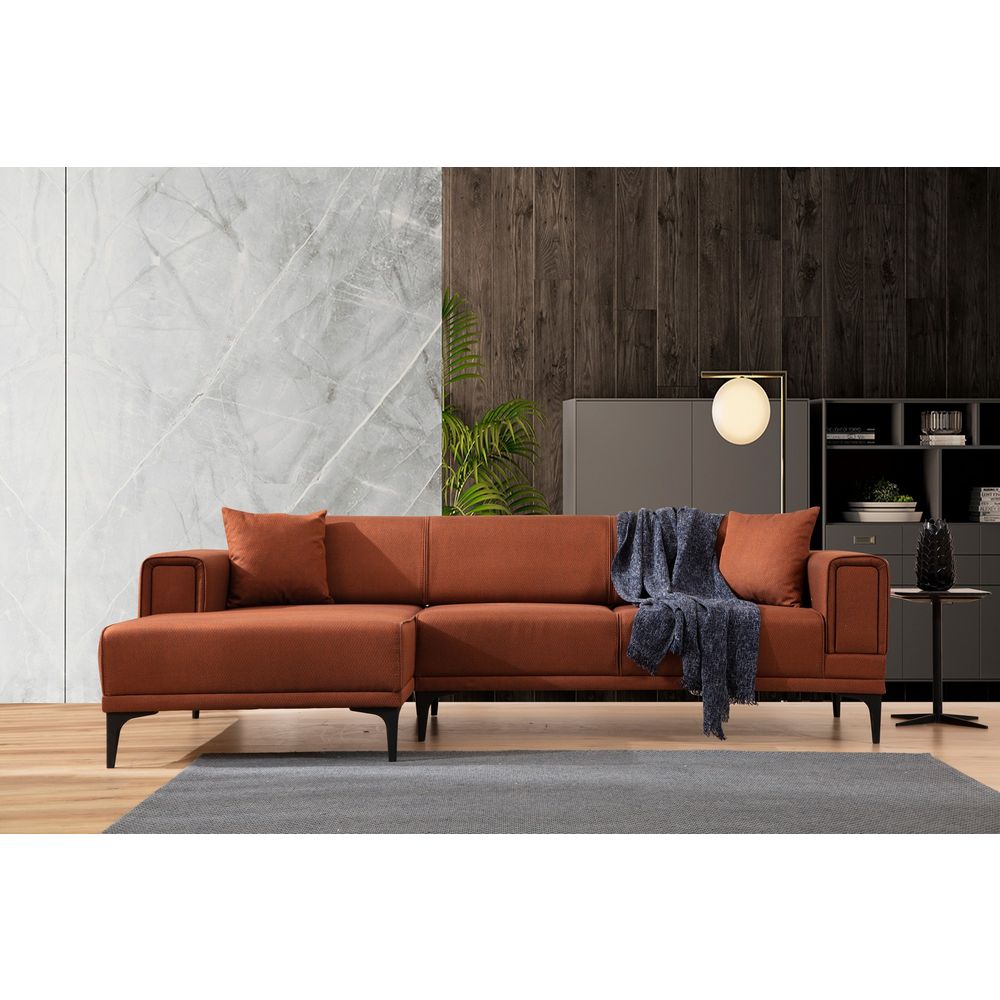 Ugaona Sofa-Bed 'Horizon Left' - Crvena slika 2