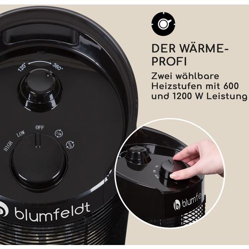 Blumfeldt Heat guru 360 samostojeći toplinski grijač, Crna slika 15