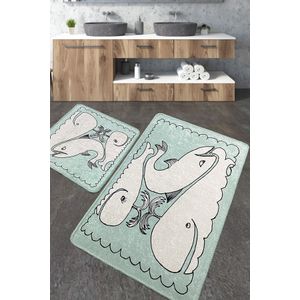 Set Kupatilskih Prostirki Helsinki Multicolor (2 Komada)