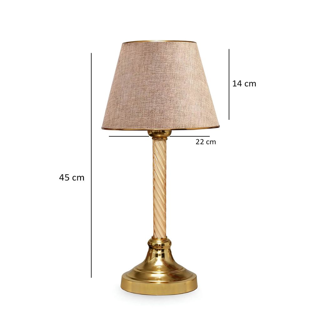Stolna Lampa AYD-2982 u Boji: Bež i Zlato slika 5