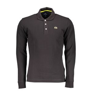 LA MARTINA POLO LONG SLEEVE MAN BLACK