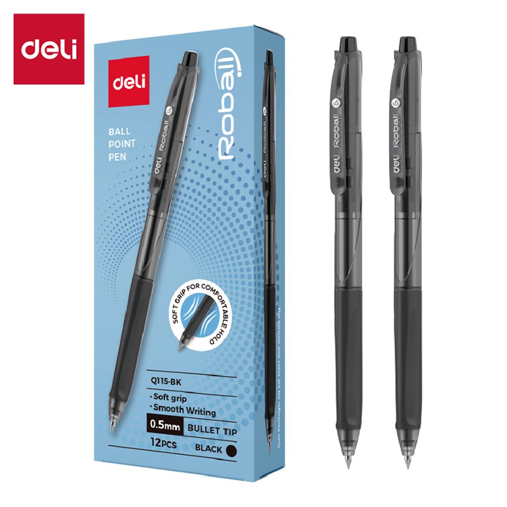 HEMIJSKA OLOVKA DELI 0.5 mm CRNA EQ115-BK slika 1