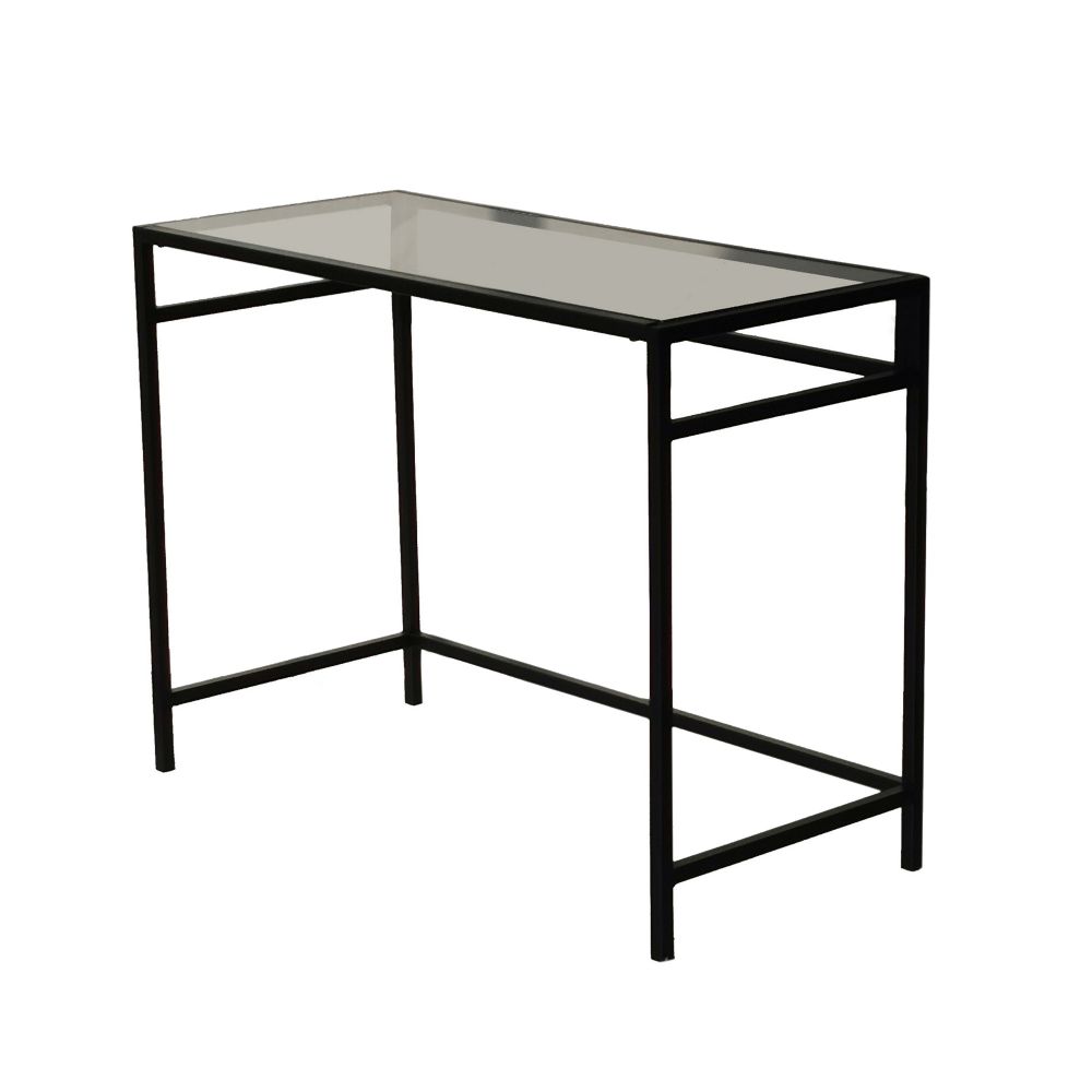 Stakleni Radni Stol Network / 100x45 cm M100F Crni slika 8