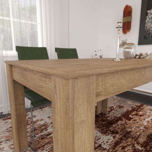 Single 120 - Caucasian, Oak Oak Dining Table slika 3