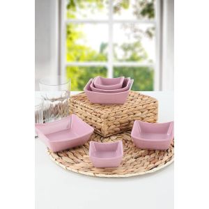 Hermia Concept Set posudica za umake, Violet Sandal Snack - Sauce Bowl 8-10-12 Cm 6 Pieces