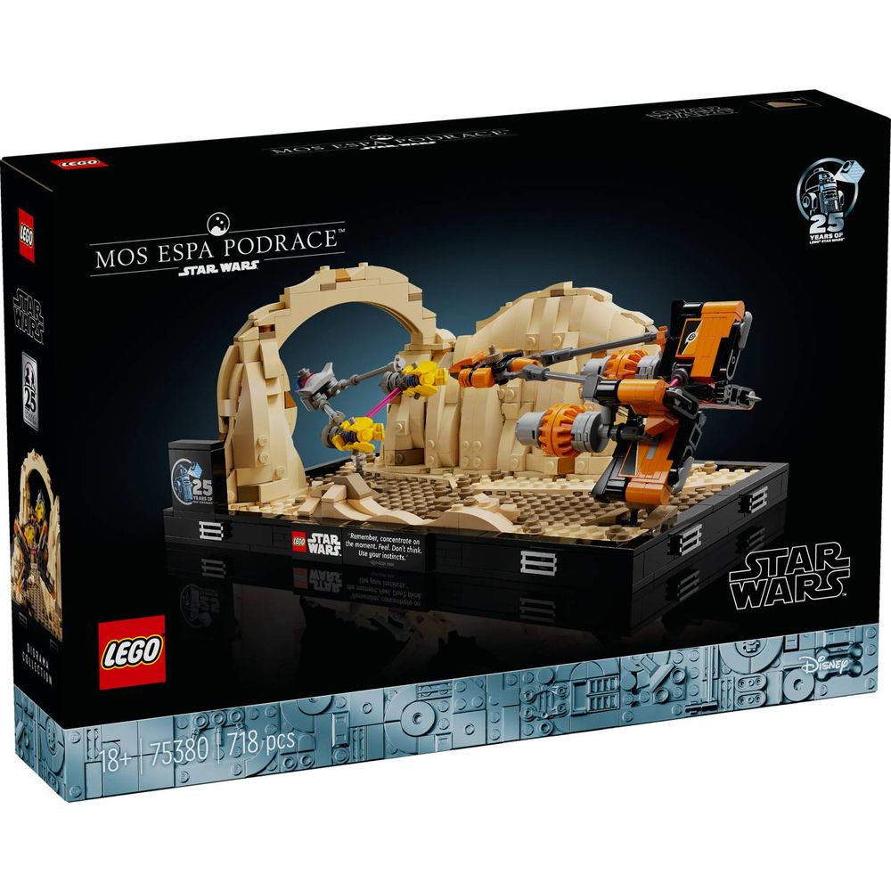LEGO 75380 Diorama Mos Espa Podrace slika 1