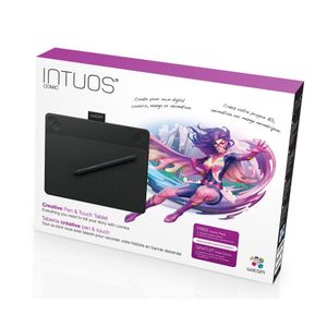 Grafički tablet Wacom Intuos S Bluetooth Black Manga, CTL-4100WLK-M