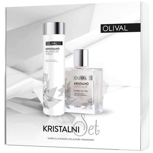 Olival kristalni set (kristalno mlijeko+kristalno suho ulje) slika 1