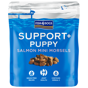 Fish4Dogs Support+ Puppy – losos 150g