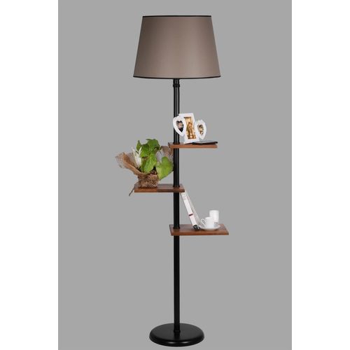 Moda Lambader Siyah Pramit 82 Abjurlu Black Floor Lamp slika 3