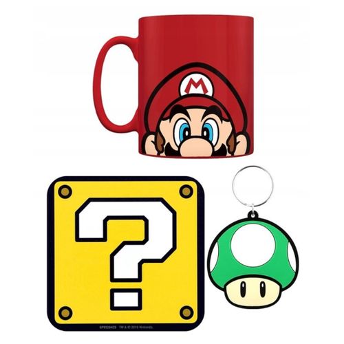 PYRAMID SUPER MARIO (MARIO) MUG COASTER & KEYCHAIN slika 5