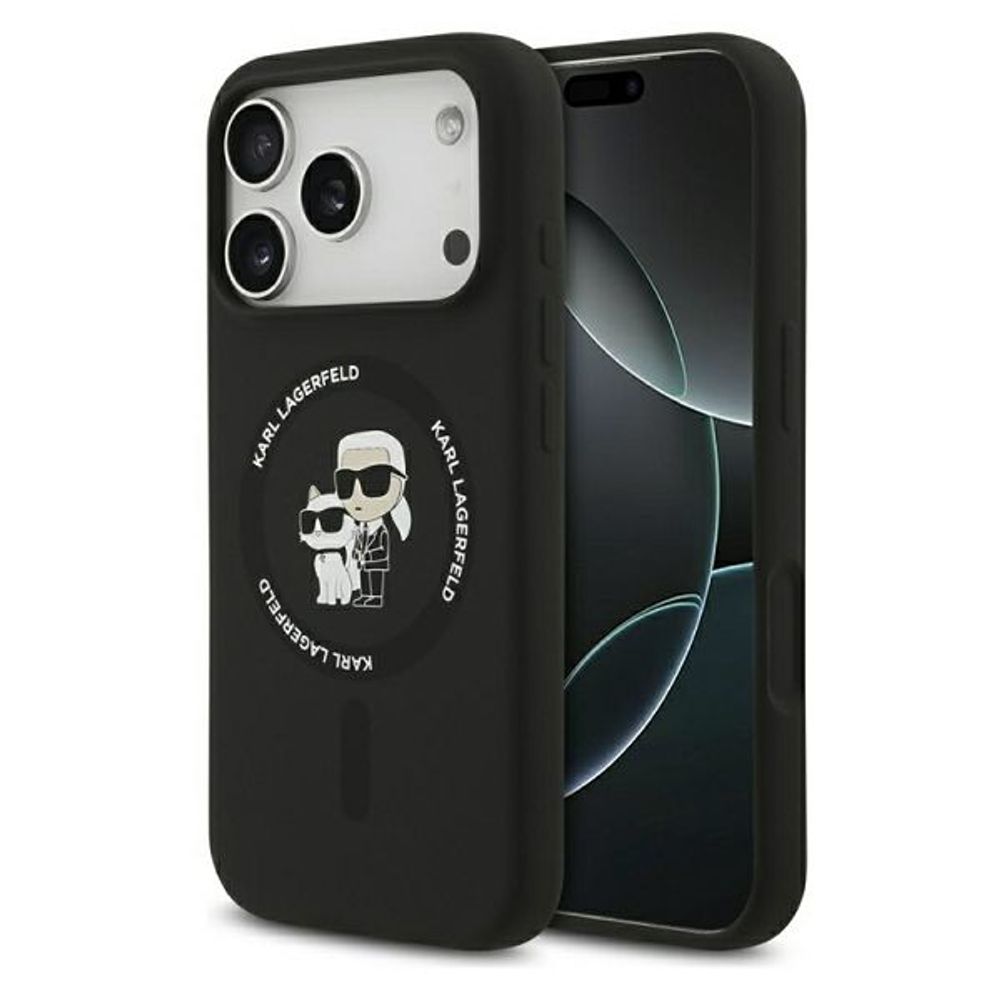 TPU Karl Lagerfeld maska za iPhone 17 Pro KLHMP17LSCMKCRHK slika 1