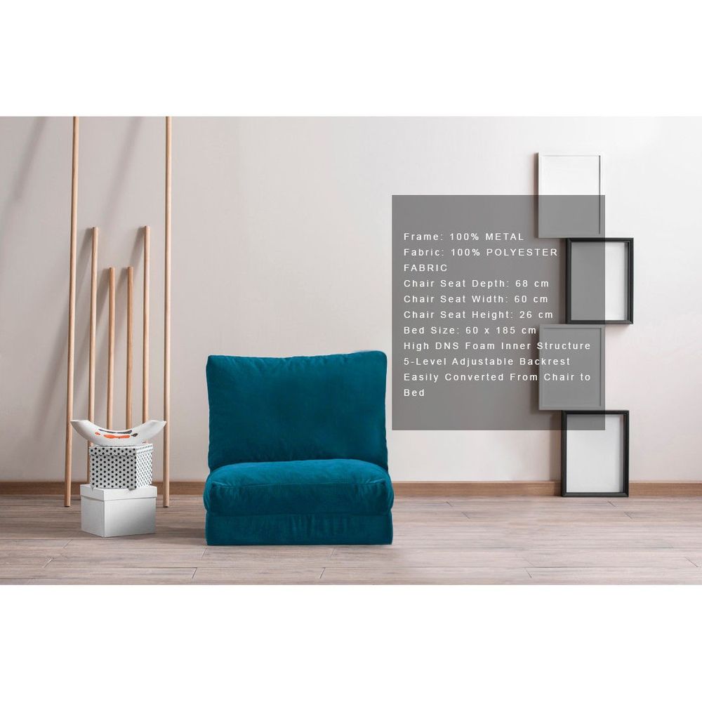 Taida - PF05 Zeleni Sofa-Krevet za Jednu Osobu slika 2
