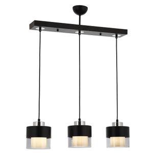 AV-4288-3Y-BSY Black
Silver Chandelier